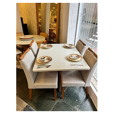 Conjunto Mesa 4 Cadeiras Cozinha